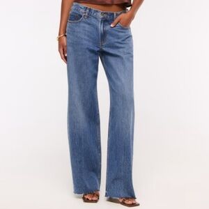 Abercrombie Curve Love Low Rise Ultra Loose Jean